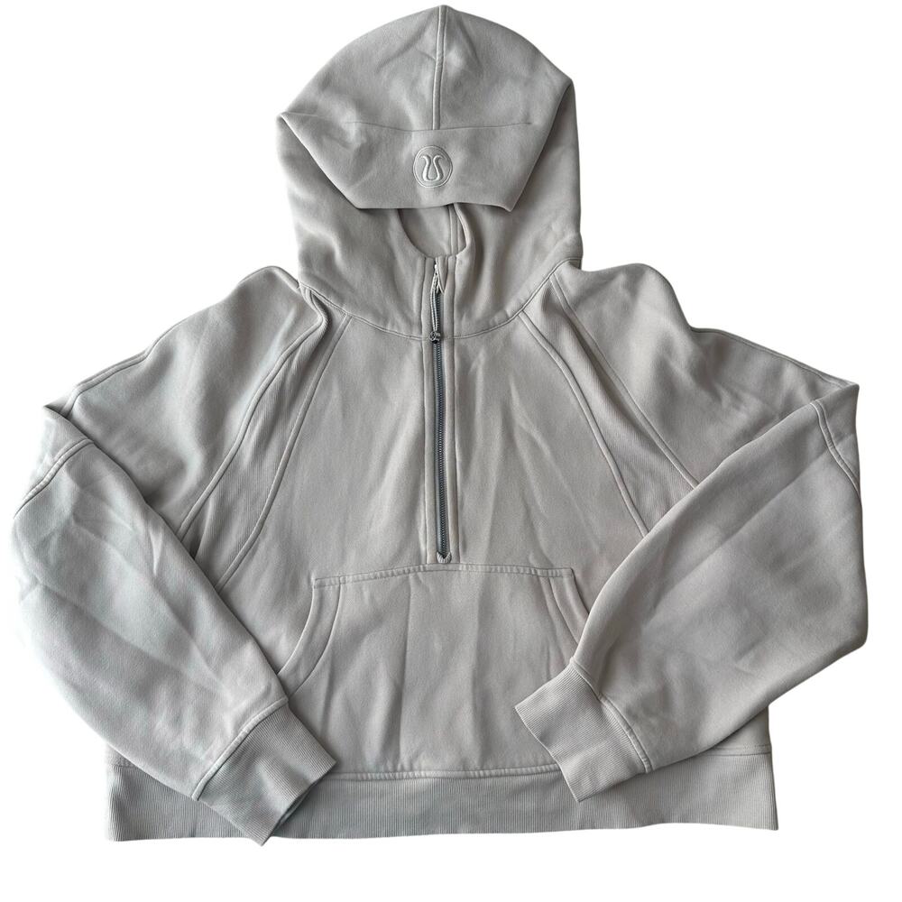 Lululemon Women's Scuba Oversized Half Zip Mojave Gray XL/XXL